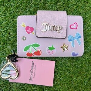 Pink All Things Juicy Couture Card Wallet